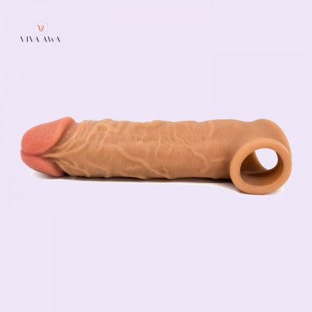 6.3 INCH INDIA CHEAP COCK SLEEVES INCREASED LENGTH 2 INCHES 33% MORE GIRTH PENIS SLEEVE ONLINE INDIA